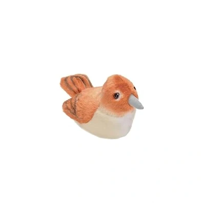 Afbeelding van Wild Republic Knuffel Nachtegaal Met Geluid 15 Cm Pluche Oranje