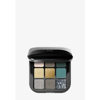 Afbeelding van KIKO Milano Glamour Multi Finish Oogschaduw, palet 06, met 9 oogschaduwen in verschillende afwerkingen