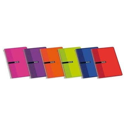 Afbeelding van Schrift ENRI Multicolour Zacht deksel Din A4 80 Lakens (10 Stuks)