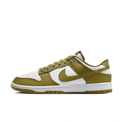 Afbeelding van Nike Sportswear DUNK Retro Sneakers laag, Heren, Maat: 44, White/pacific moss Leer
