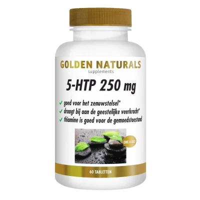 Afbeelding van Golden Naturals Supplementen 5 Htp 250mg Capsules