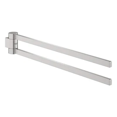 Afbeelding van GROHE Selection Handdoekhouder Dubbel draaibaar supersteel 41063DC0