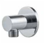 Afbeelding van Waterevolution Flow doucheslang aansluitstuk wandaansluitbocht RVS T1625IE