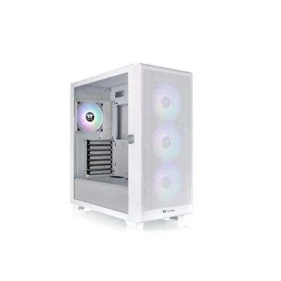 Afbeelding van ATX Semi toren doos THERMALTAKE S250 TG Wit Zwart