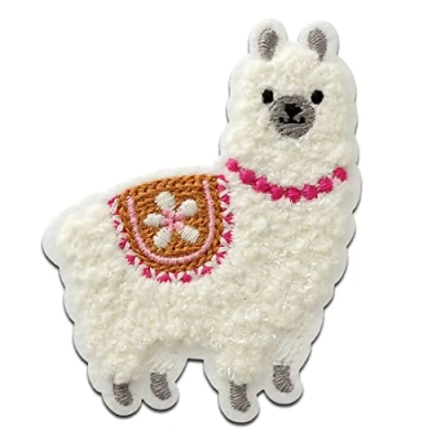 Afbeelding van Mono Quick Pluizige alpaca chenille patch om op te strijken, 7 x 5,7 cm