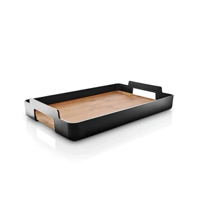 Afbeelding van Eva Solo Nordic Kitchen Dienblad 50x34 cm Bamboe Zwart Bruin Kunststof