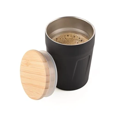 Afbeelding van Troika Thermo mok Bamboo Espresso Doppio