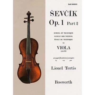 Image de Méthodes et pédagogie BOSWORTH SEVCIK OP.1 PART.2 ECOLE DE LA TECHNIQUE ALTO Violon