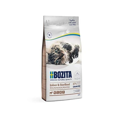 Afbeelding van Bozita Indoor&amp;Sterilised Grain free elniena 10kg