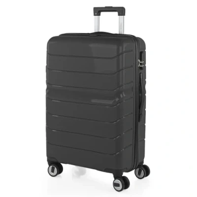 Afbeelding van ITACA Travel Bagage Set Super Resistant Material. Reisbagageset Hangslot met combinatie TSA 760400, Antraciet