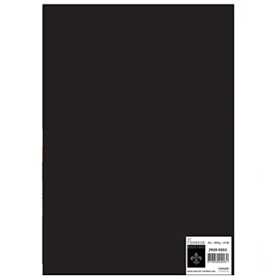 Afbeelding van Florence Papier Smooth Zwart A4 300g 100 vellen