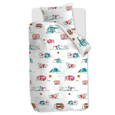 Afbeelding van Beddinghouse x Hanneke de Jager BH KIDS Happy Camping Multi 120x150 + 1x 60 70