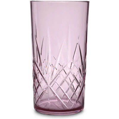 Afbeelding van Salt &amp; Pepper Glas 65cl acryl roze Costa set/4