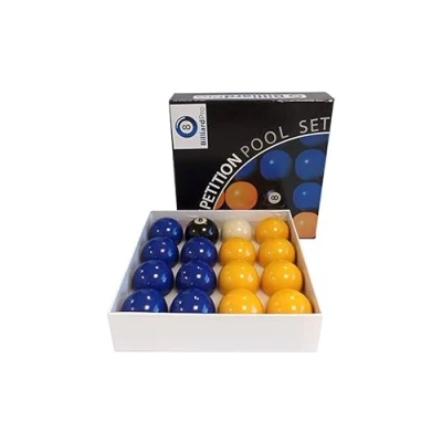 Afbeelding van Pool ballen geel en blauw standaard 50,8 mm