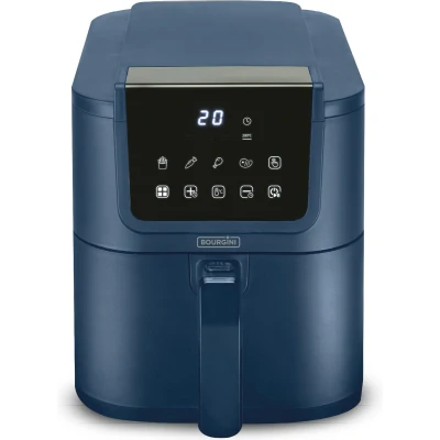 Afbeelding van Bourgini Slimfit Airfryer XL Blauw Heteluchtfriteuse 5 liter 1500W PFAS vrij