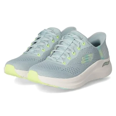 Afbeelding van SKECHERS 150066 BLLM Sneaker blauw/lime maat 37,5