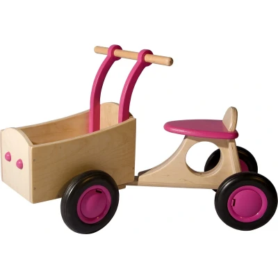 Afbeelding van Van dijk toys bakfiets roze