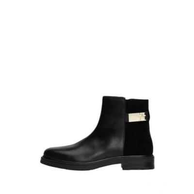 Afbeelding van Tommy Hilfiger LOGO Chelsea Korte laarzen, Dames, Maat: 37, Black Leer