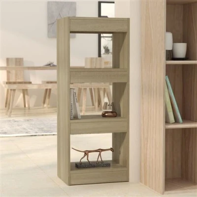 Afbeelding van vidaXL Boekenkast/kamerscherm 40x30x103 cm bewerkt hout sonoma eiken