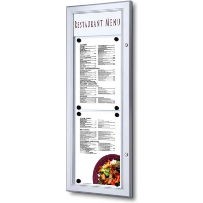 Afbeelding van Outdoor Menubord Logo 2 X A4 Portrait Syna SCZ2XA4T