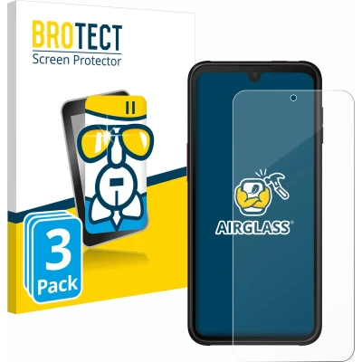 Afbeelding van BROTECT Screenprotector voor Samsung Galaxy Xcover 6 Pro Folie Beschermfolie Beschermglas transparant (3 Stuks)