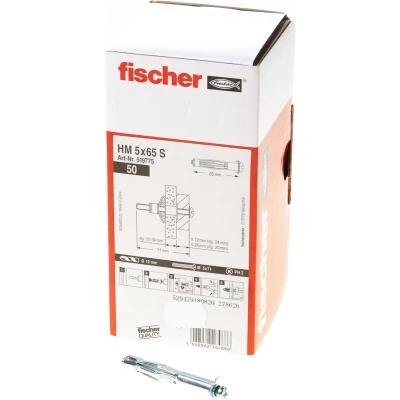 Afbeelding van Fischer Deutschl. Hollewandplug 65 mm 10 519775 50 stuk(s)