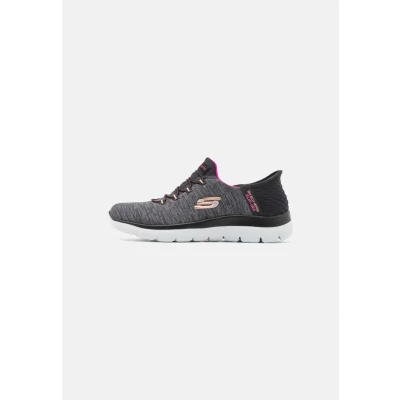 Afbeelding van Skechers Slip Ins Summits Dazzling Haze, Vrouwen, Zwart, Sneakers, maat: 37,5