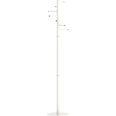 Afbeelding van MAUL kapstok Caurus metaal, hoogte 177 cm, 7 ophangrails, wit RAL9010
