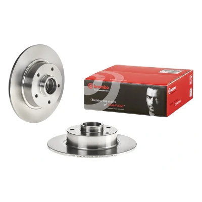 Afbeelding van BREMBO 08.B369.27 Remschijf 260 8 5 volledig Met wiellagerset, ABS sensorring RENAULT: MEGANE 3, Fluence