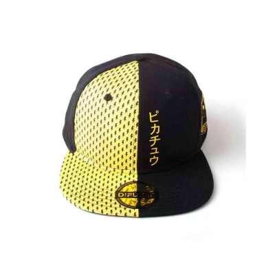 Afbeelding van Pokémon Block Pikachu Snapback Pet Zwart/Geel