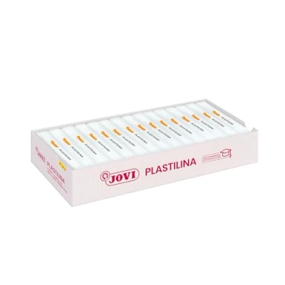 Afbeelding van Staven van boetseerklei Jovi School 150 g Wit (15 Onderdelen)