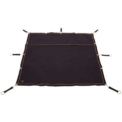 Afbeelding van BR Staldoek Polyester 600D Zwart 120x200cm