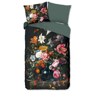 Afbeelding van Good Morning Dekbedovertrek &quot;bloemen&quot; Multi (200x200/220 cm) Katoen