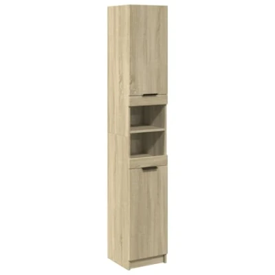 Image de vidaXL Armoire salle de bain chêne sonoma 32x34x188,5 cm849656