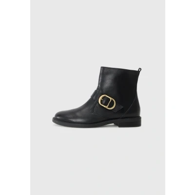 Afbeelding van Paul Green Korte laarzen, Dames, Maat: 36, Classic black Leer