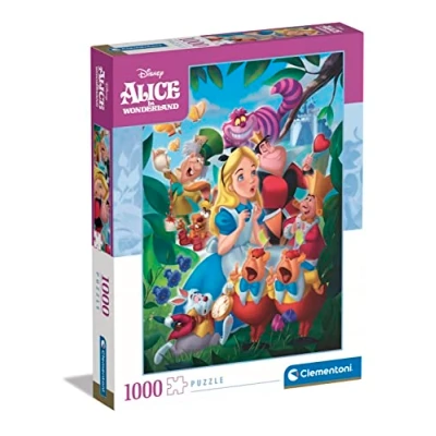 Afbeelding van Clementoni Puzzel 1000 Stukjes Disney Alice Bespoke, Voor Volwassenen en Kinderen, 14 99 jaar, 39673