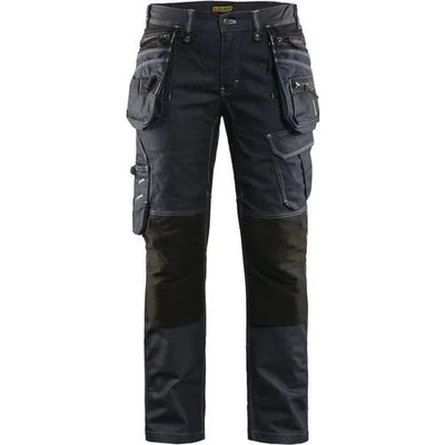 Image de Pantalon x1900 artisan stretch 2D femme marine/noir
