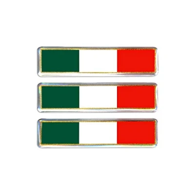 Afbeelding van Quattroerre 3D plakband Italiaanse vlaggen, 3 stuks