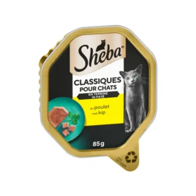 Afbeelding van Sheba Alu Classic Pate Kattenvoer Kip 85 g