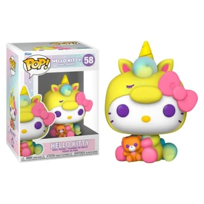 Afbeelding van Funko Pop! Sanrio: Hello Kitty Unicorn Party Vinyl figuur om te verzamelen Cadeau idee Officiële Producten Speelgoed voor Kinderen en Volwassenen Anime Fans