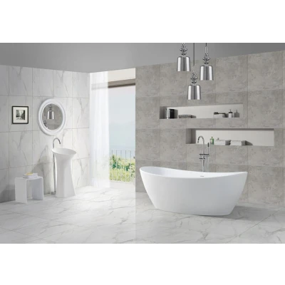 Afbeelding van Wiesbaden Eva Solid Surface vrijstaand bad type 178x84x64 cm mat wit