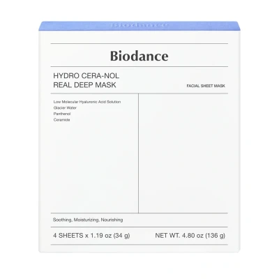 Afbeelding van BIODANCE Hydro Cera Nol Real Deep Mask [4 pcs x 34g]