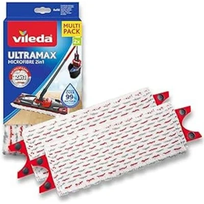 Afbeelding van Vileda 167720 dweilaccessoire Dweilpad Rood, Wit