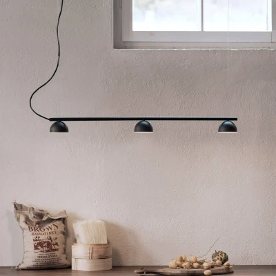 Afbeelding van Northern Blush Rail 3 hanglamp LED zwart