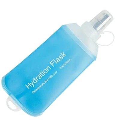 Afbeelding van AXEN Zachte drinkfles, 250 ml, van TPU, opvouwbaar, voor hardlopen, fietsen, marathon, wandelen