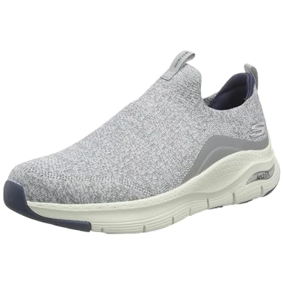 Afbeelding van Skechers ARCH FIT Sneakers laag, Heren, Maat: 44, Grey Textiel/ synthetisch