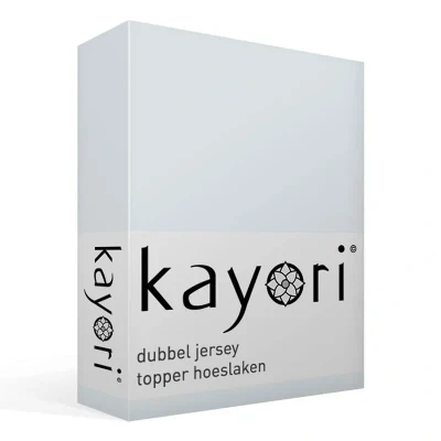 Afbeelding van Kayori Saiko Topperhoeslaken Zilvergrijs 80 100/200 220