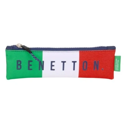 Afbeelding van Alleshouder Benetton Flag Marineblauw 20 x 6 1 cm