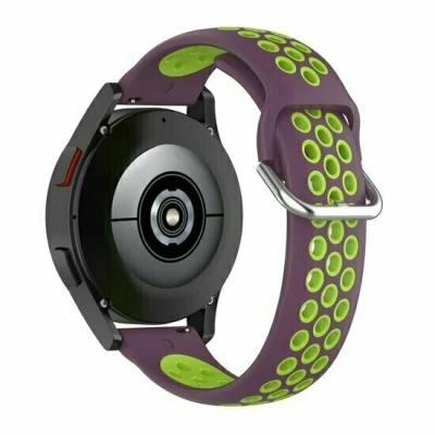 Afbeelding van Siliconen sportbandje met gesp Paars + groen Xiaomi Redmi Watch 5 Active / Lite