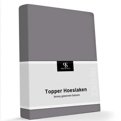Afbeelding van Hoeslaken Luxe Dubbel Jersey Topper Navy 190/200 x 200/210 cm Koopjedeal.nl Altijd de beste deal